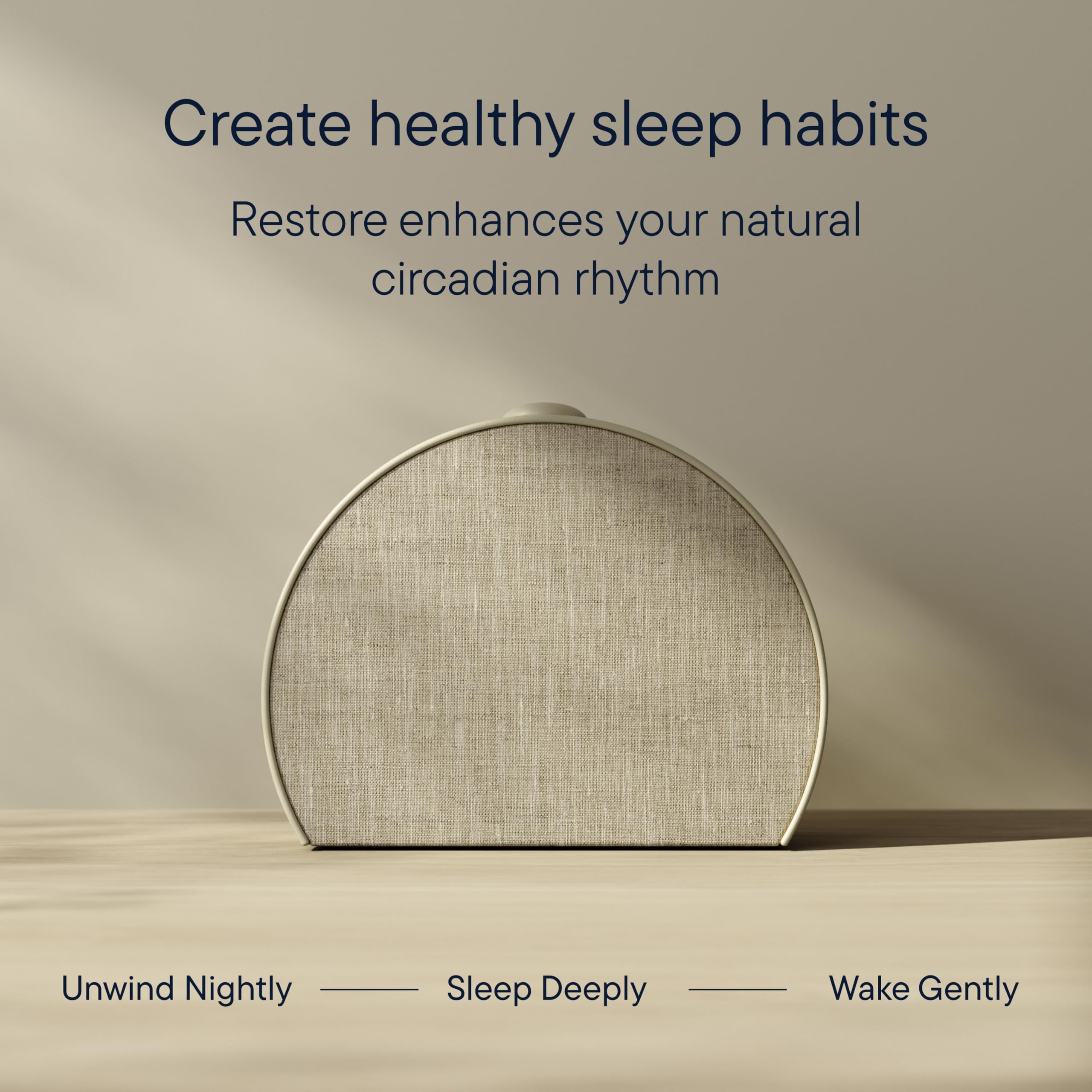 Hatch Restore 3 Sunrise Alarm Clock, Sound Machine, Smart Light (Putty) - White Noise, Screen-Free Sleep Routine 🍁 All In One Marketplace Canada