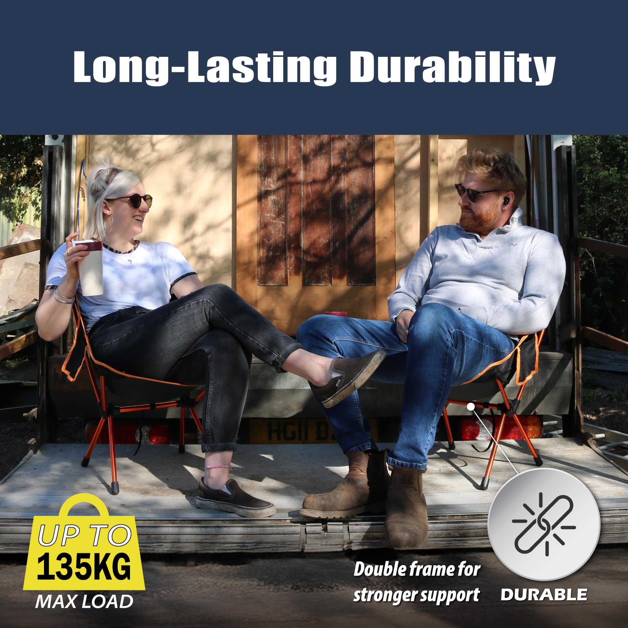 TREKOLOGY YIZI GO Camping Chair for Adult – Compact, Foldable, Lightweight 0.9 kg, 136 kg Capacity, Durable Aluminum, Quick Setup, Ideal for Backpacking, Beach, and Outdoor Adventures (Black) 🍁 All In One Marketplace Canada