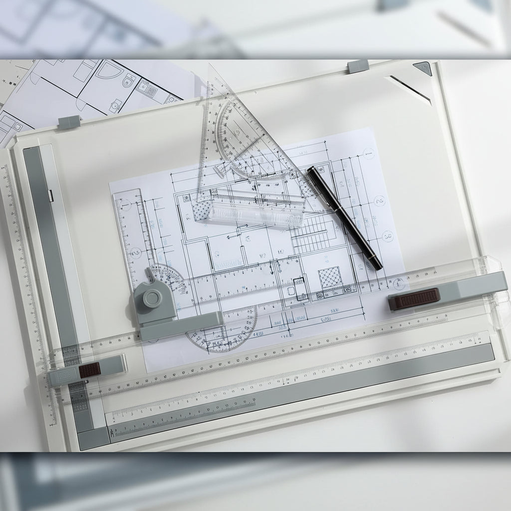 Parallel Edge White Drawing Board -14.5