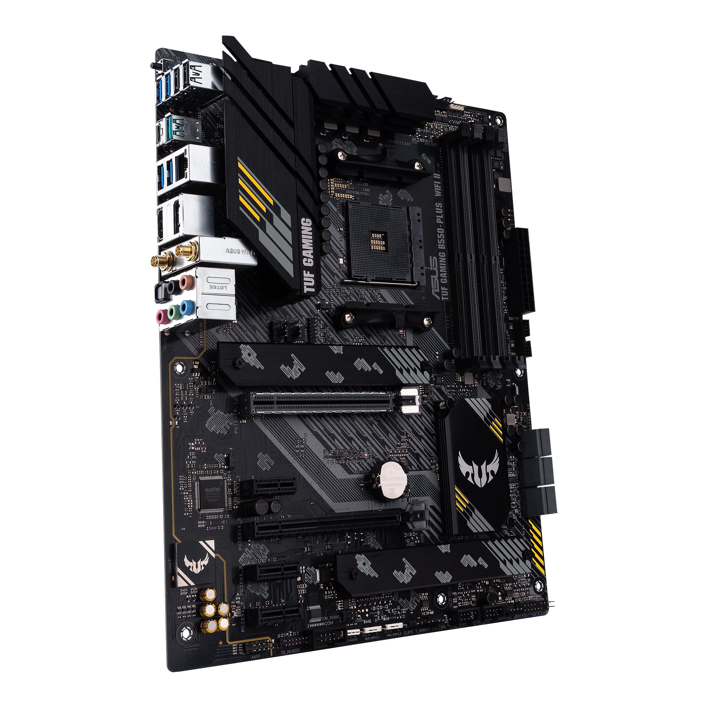 ASUS TUF Gaming B550-PLUS WiFi II AMD AM4 (3rd Gen Ryzen™) ATX Motherboard (PCIe 4.0, WiFi 6, 2.5Gb LAN, BIOS Flashback, USB 3.2 Gen 2, Addressable Gen 2 RGB Header and Aura Sync) 🍁 All In One Marketplace Canada