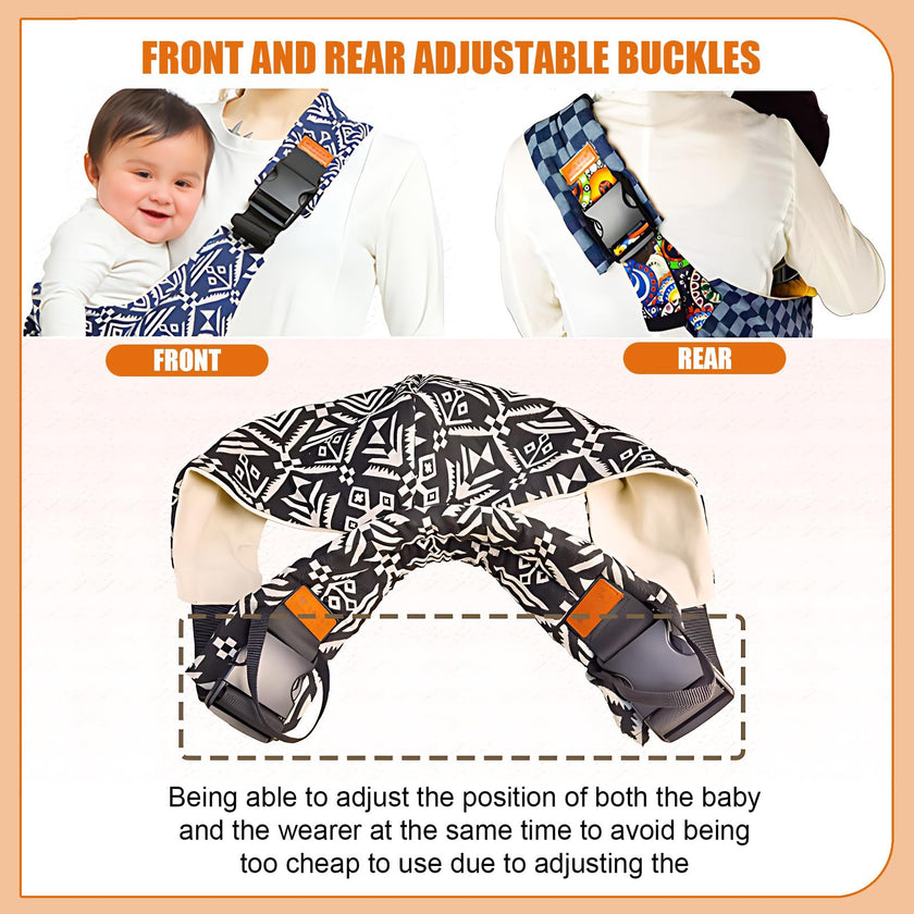 Baby Sling Carrier,2026 New Baby Carrier, Adjustable Baby Sling, Anti-Slip Hip Seat Portable Toddler Carrier,Carrying 10-30 lbs(Black) 🍁 All In One Marketplace Canada