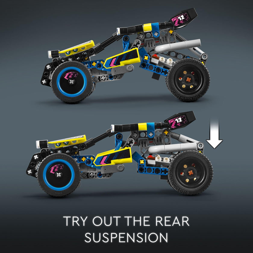LEGO Technic Off-Road Race Buggy Buildable Car Toy, Cool Toy for 8 Year Old Boys, Girls and Kids who Love Rally Contests, Race Car Toy Featuring Moving 4-Cylinder Engine and Working Suspension, 42164 🍁 All In One Marketplace Canada