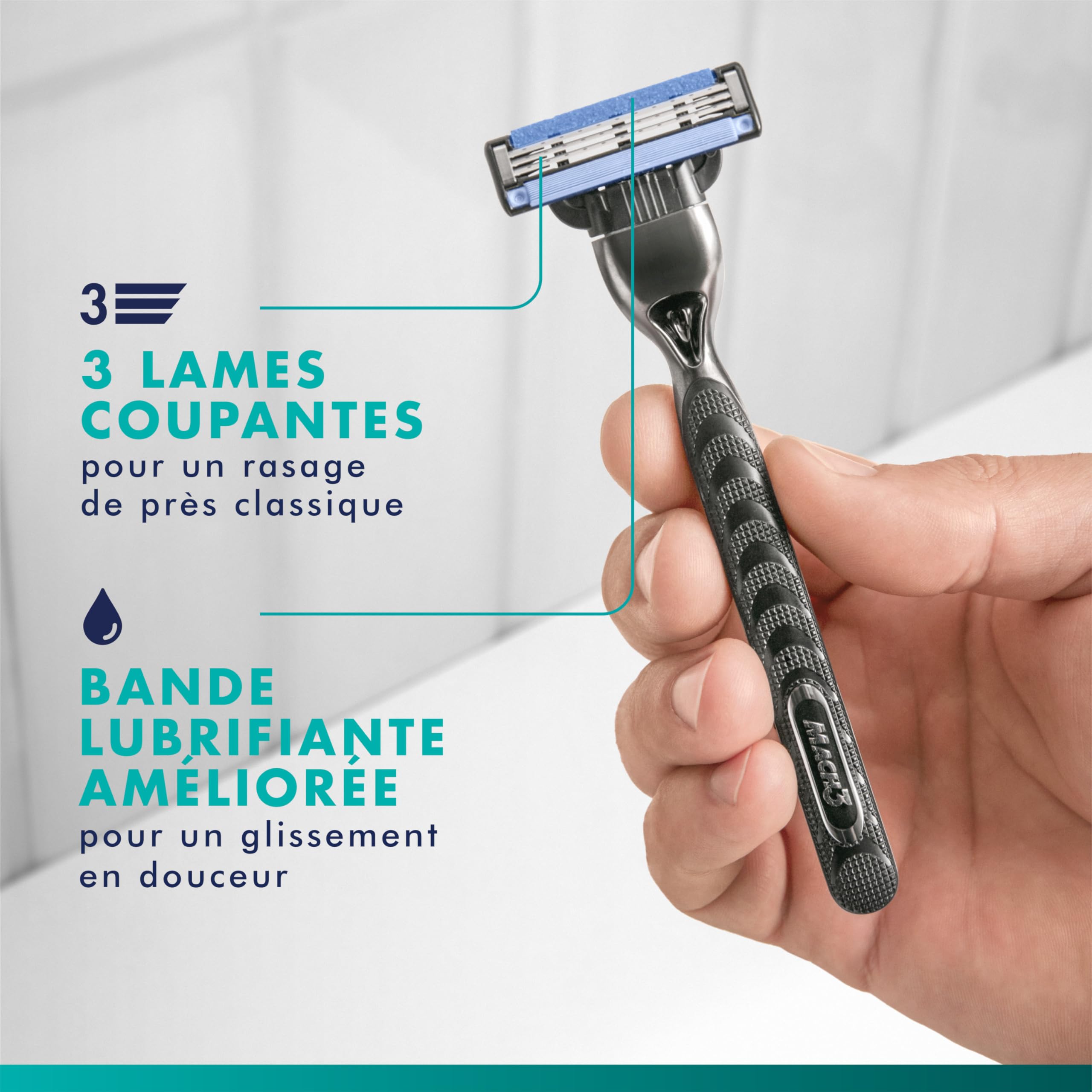 Gillette Men's Razor Blade Refills, 13 Mach3 Cartridges + 2 Mach3 Turbo Cartridges Blue, Total Pack of 15 🍁 All In One Marketplace Canada