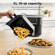 Ninja Foodi 10 QT 6-in-1 DualZone Smart XL Air Fryer, 2 Independent 5QT Baskets, Smart Cook Thermometer, Match Cook, Smart Finish, Air Fry, Roast, Bake, Dehydrate, Reheat, Grey, DZ550 🍁 All In One Marketplace Canada