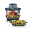 Ninja Crispi Pro 6-in-1 Glass Air Fryer | 6qt & 2.5qt Glass Containers with Storage Lids | Non-Toxic | Meal Prep, Microwave, Freezer & Dishwasher Safe | Air Fry, Bake & More | Cyberspace | AS101CCY 🍁 All In One Marketplace Canada