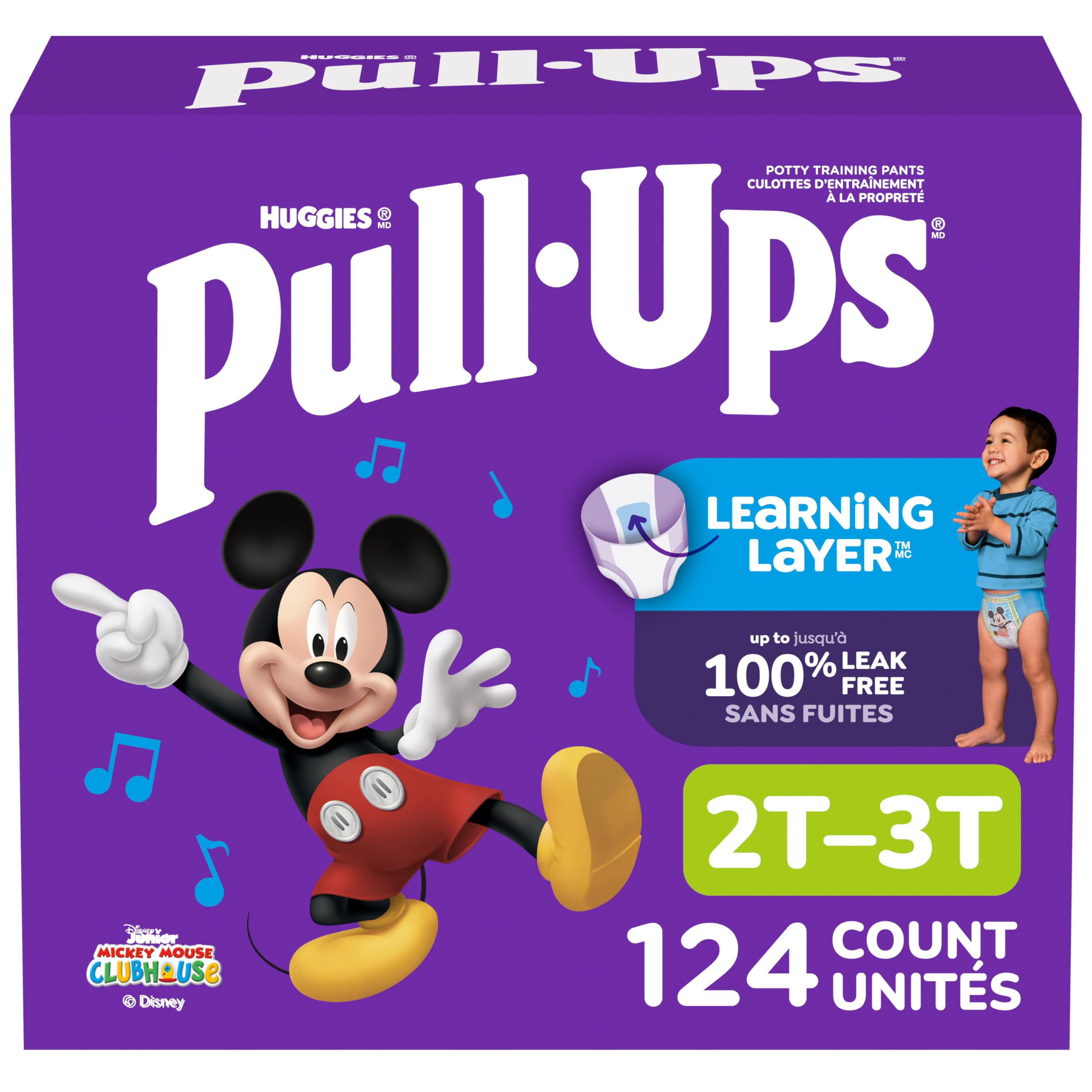 Pull-Ups Boys' Potty Training Pants, 2T-3T (16-34 lbs), 124 Count 🍁 All In One Marketplace Canada