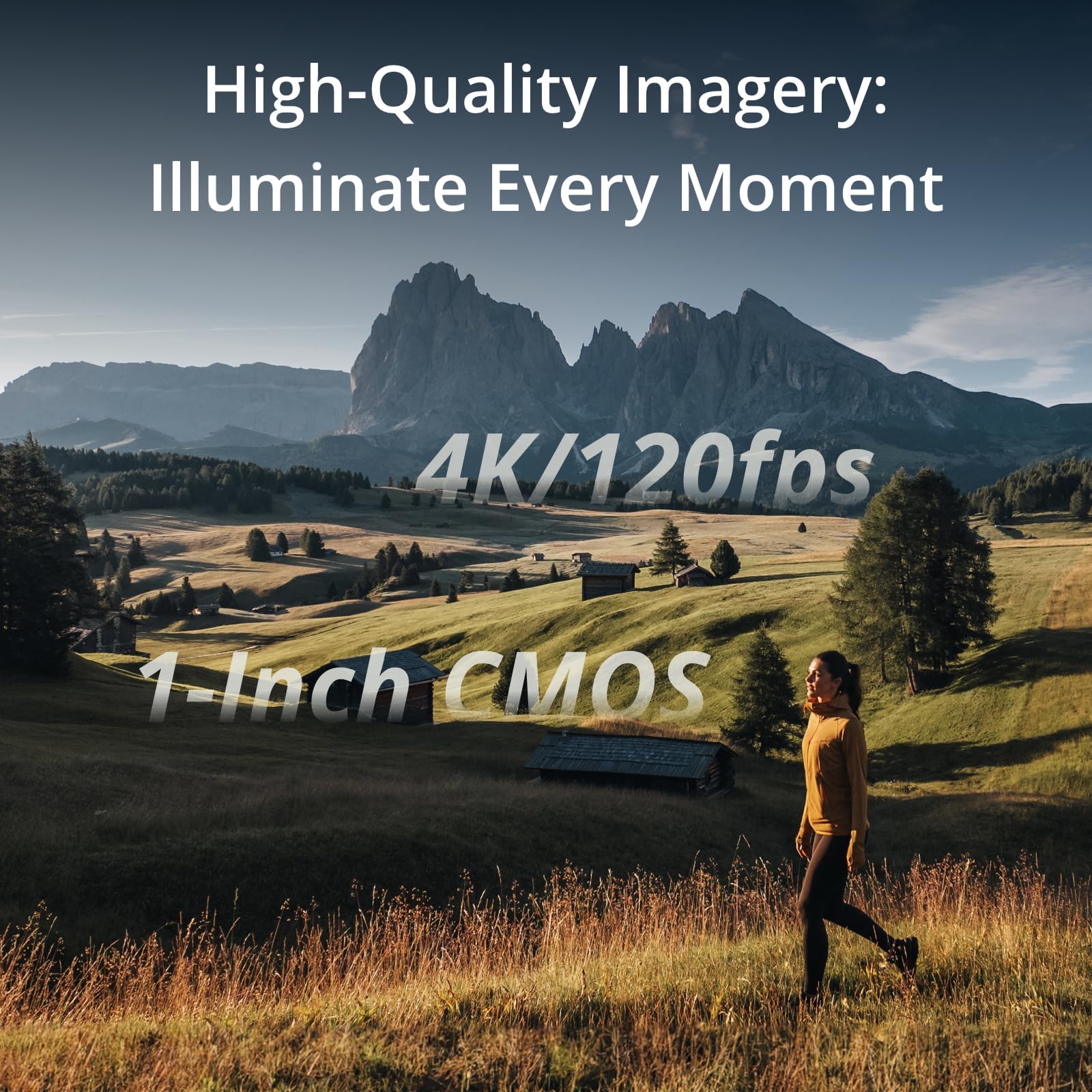 DJI Osmo Pocket 3, Vlogging Cameras with 1'' CMOS & 4K/120fps Vlog Camera, 3-Axis Stabilization, Fast Focusing, Face/Object Tracking, Digital Vlogging Camera for YouTube 🍁 All In One Marketplace Canada