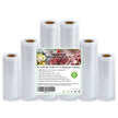 Food Vacuum Sealer Bag Rolls: KitchenBoss 6 Rolls Food Saver Bags,6 8 11 inch Sous Vide Bags Rolls with BPA Free, Commercial Grade Vac seal Bags for All Vacuum Sealer 🍁 All In One Marketplace Canada