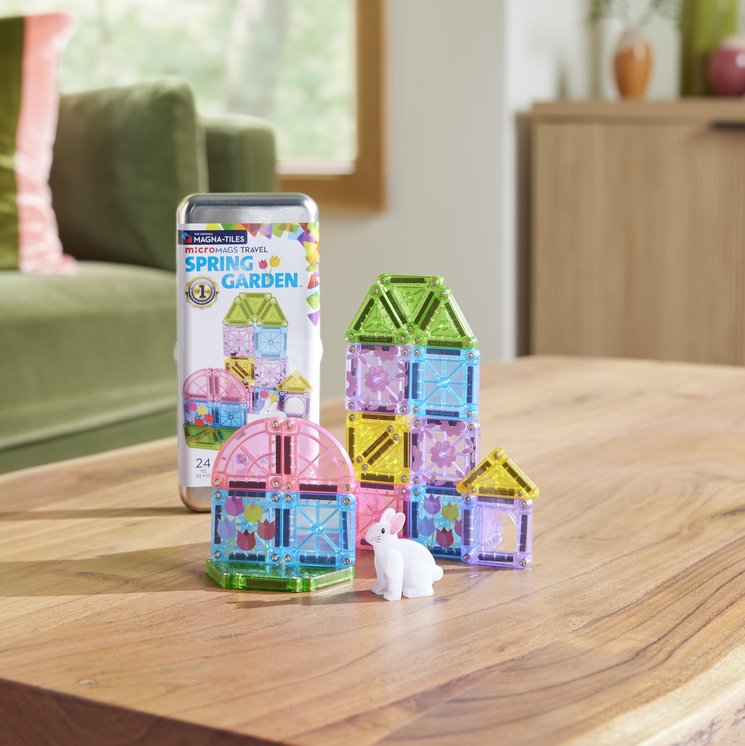 MAGNA-TILES microMAGS 24-Piece Spring Garden Travel Set, The Original Magnetic Building Brand 🍁 All In One Marketplace Canada