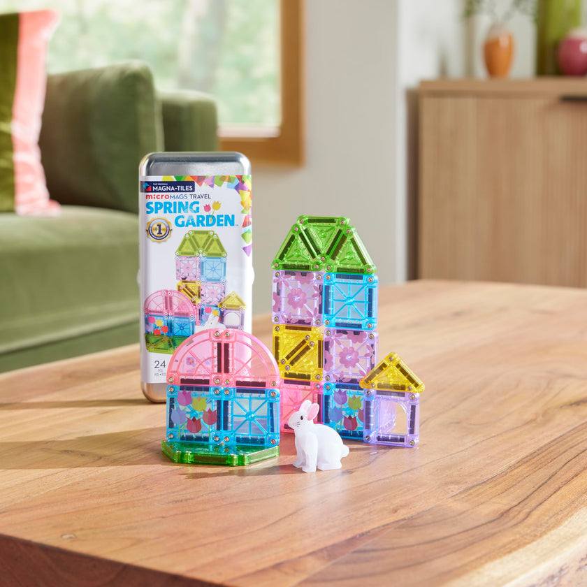 MAGNA-TILES microMAGS 24-Piece Spring Garden Travel Set, The Original Magnetic Building Brand 🍁 All In One Marketplace Canada