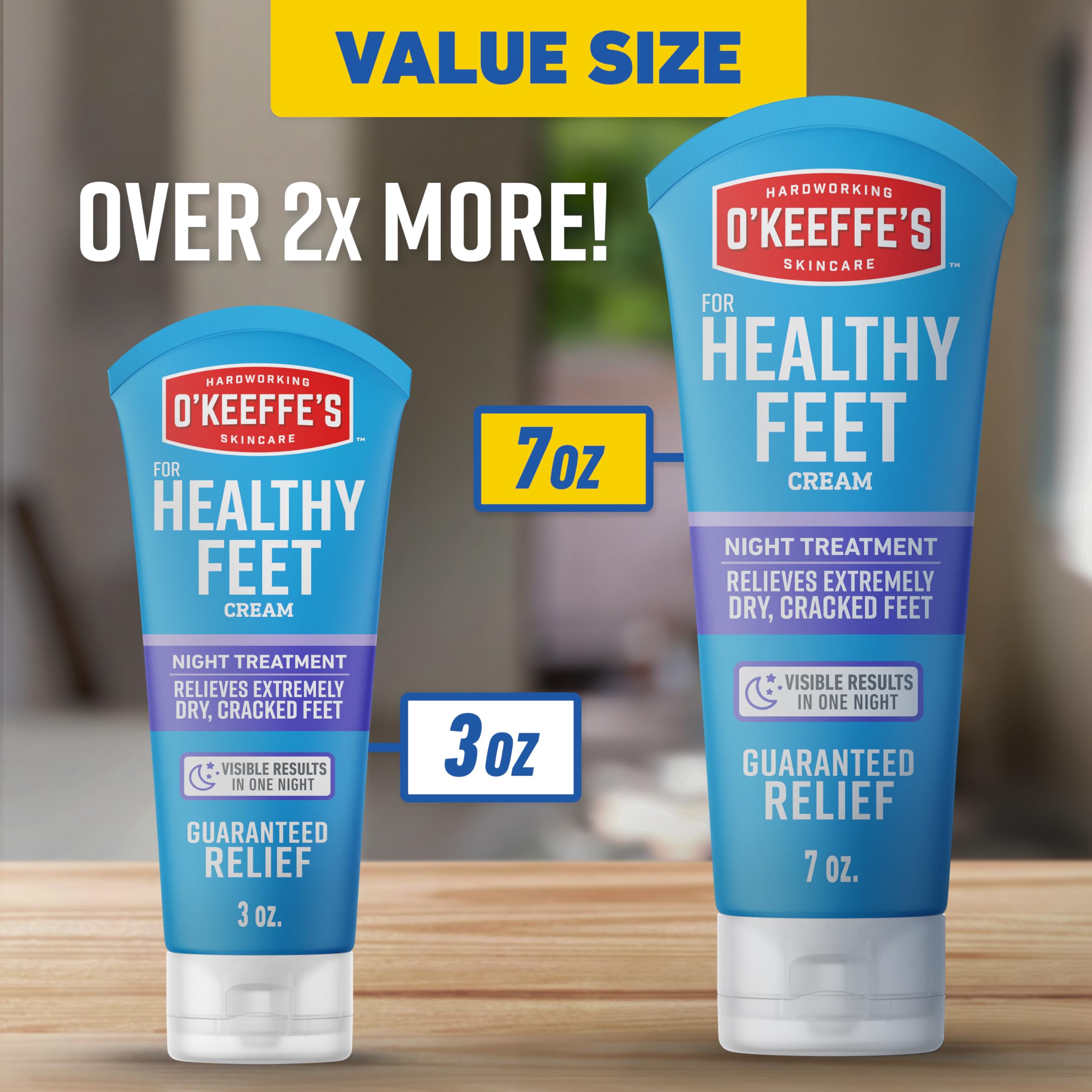 O'Keeffe's Healthy Feet Night Treatment Foot Cream for Dry Feet, 198 g 🍁 All In One Marketplace Canada