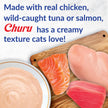 INABA Churu Cat Treats, Lickable, Squeezable Creamy Purée with Vitamin E, 14 Grams per Tube, 100 Tubes Total, Tuna Variety 🍁 All In One Marketplace Canada