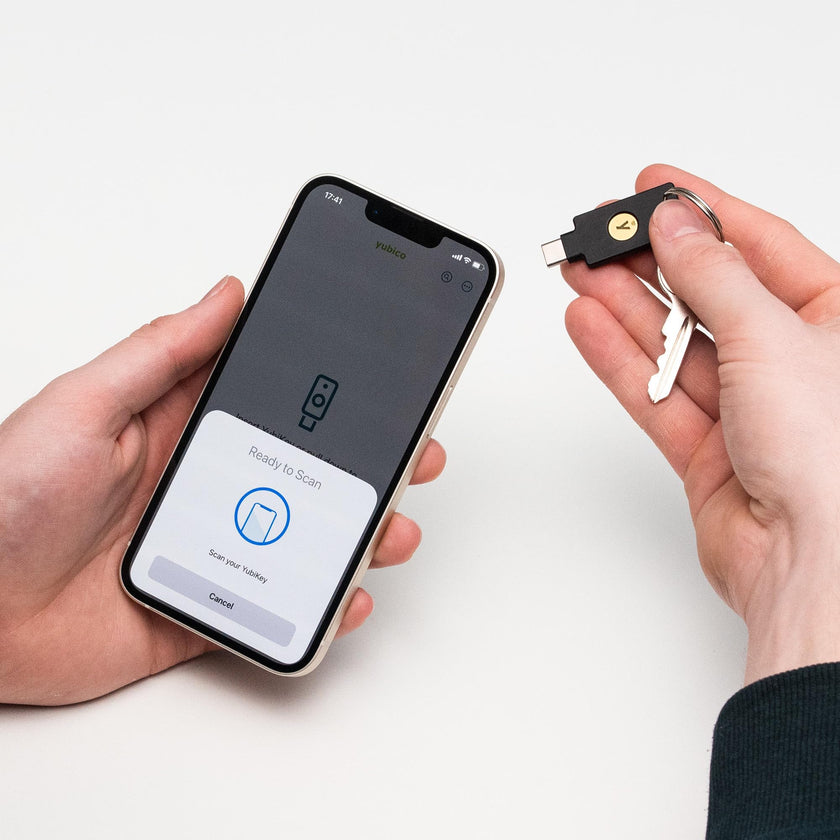 Yubico - YubiKey 5C NFC - Multi-Factor authentication (MFA) Security Key and passkey, Connect via USB-C or NFC, FIDO Certified - Protect Your Online Accounts 🍁 All In One Marketplace Canada