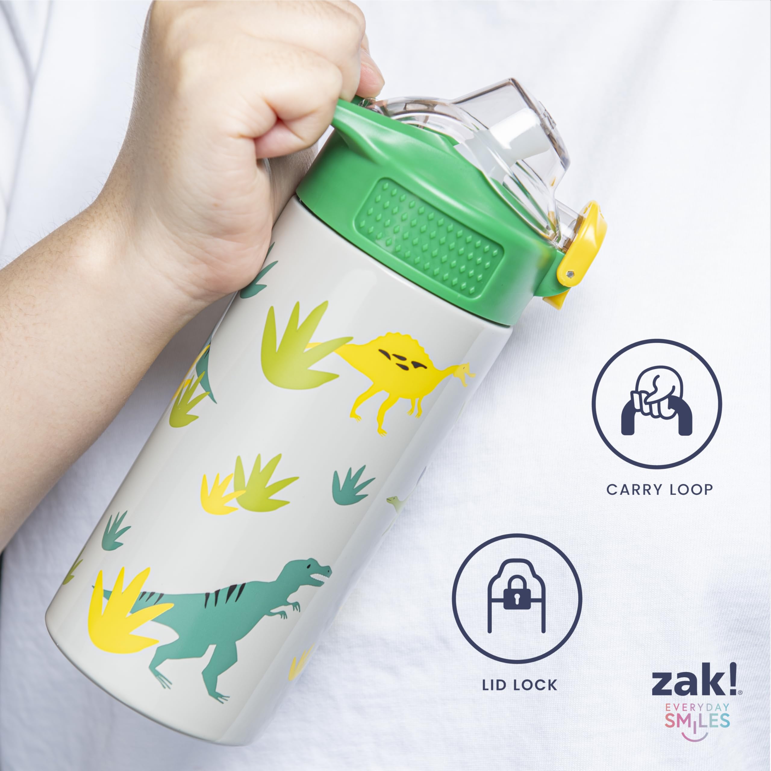 Zak Designs Kpop Demon Hunters Sage 19oz Leak-Proof Straw Kids Water Bottle 🍁 All In One Marketplace Canada