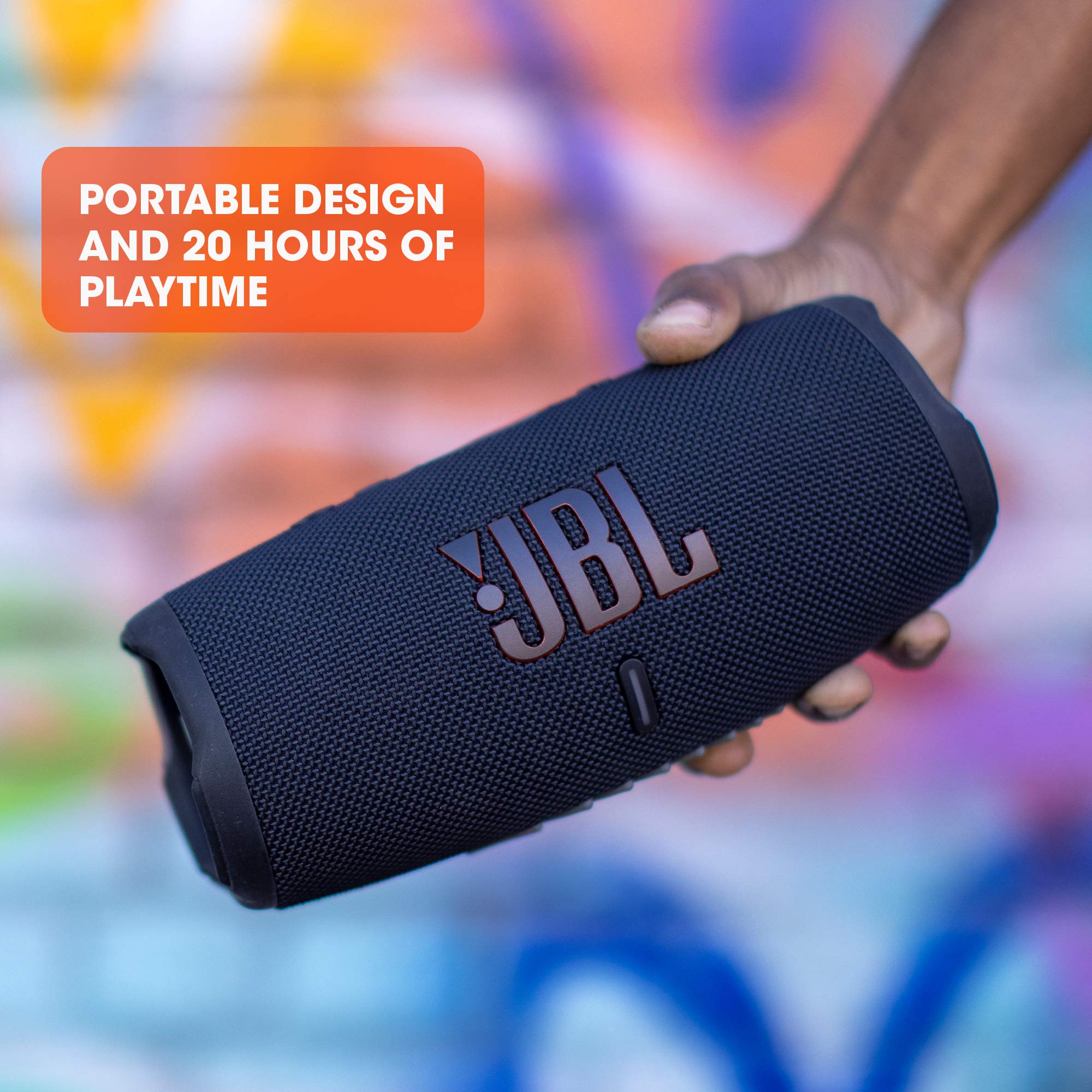 JBL Charge 5 Portable Bluetooth Speaker with Deep Bass, IP67 Waterproof and Dustproof, Up To 20 Hours of Playtime, Built-in Powerbank - Black 🍁 All In One Marketplace Canada