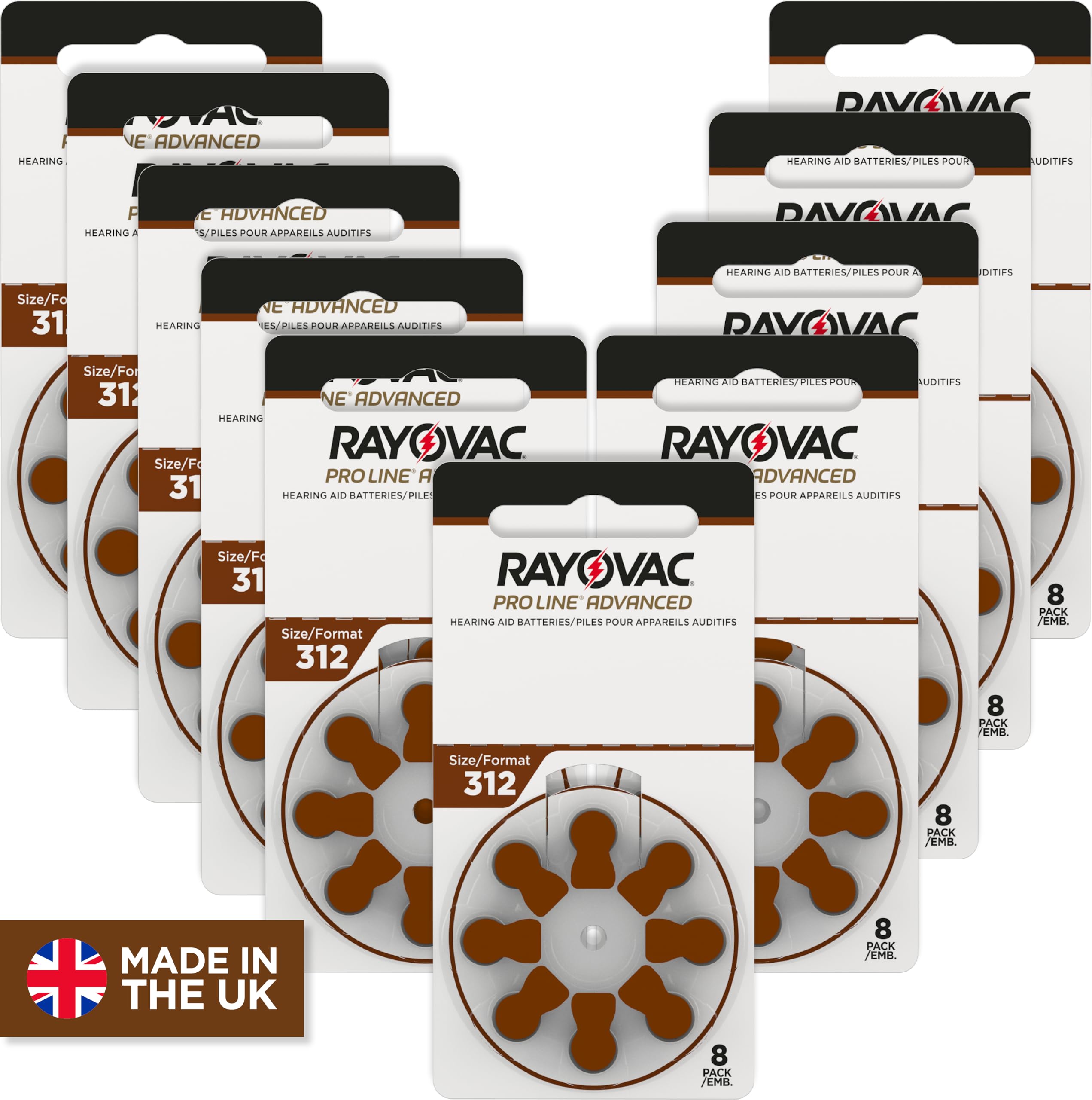 RAYOVAC® ProLine Size 312 Hearing Aid Batteries (80 Batteries) 🍁 All In One Marketplace Canada