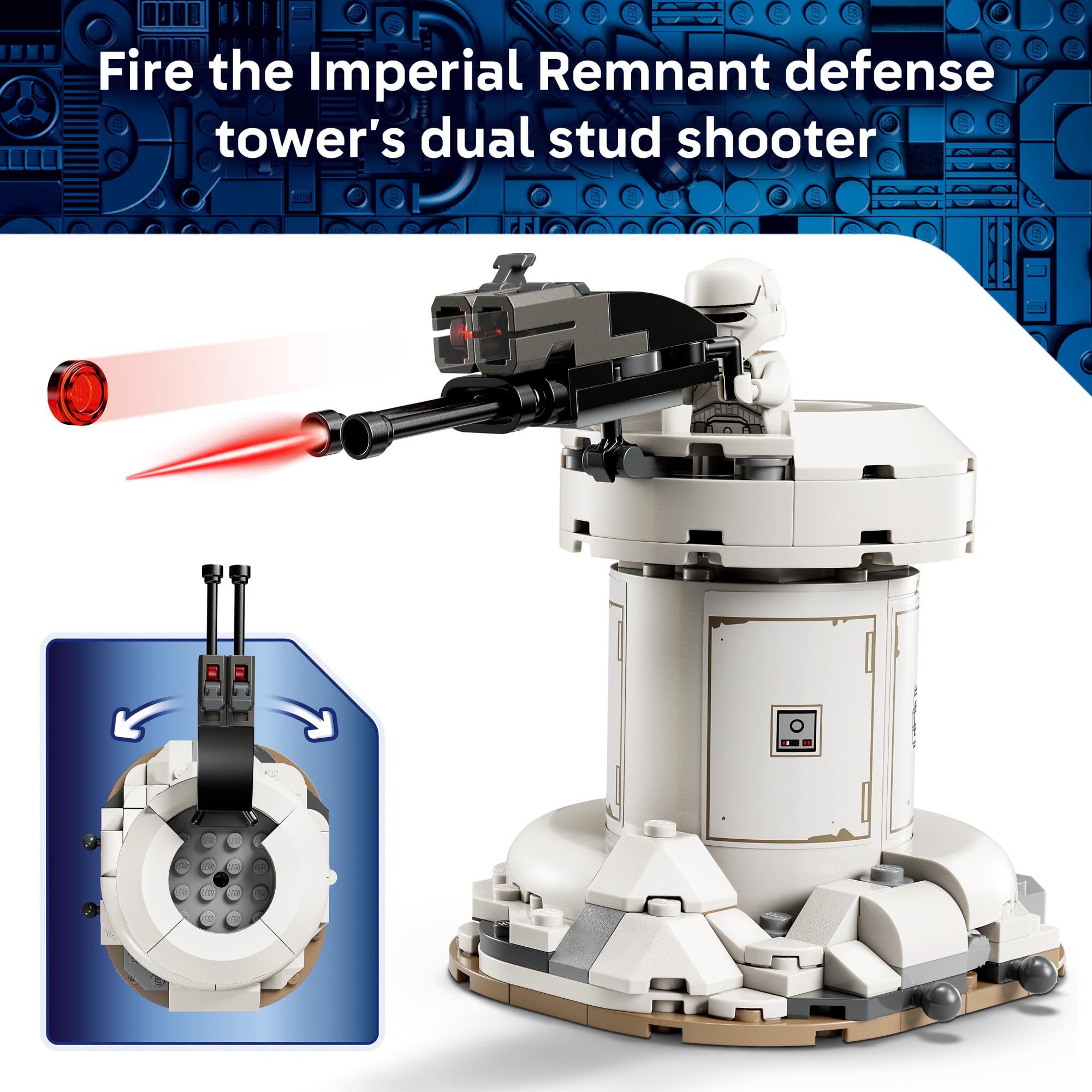 LEGO Star Wars AT-RT Attack - Building Toy for Boys & Girls, Ages 7+ - with The Mandalorian & Grogu Minifigures - Playset for Kids - Gift for Birthdays - 75444 🍁 All In One Marketplace Canada