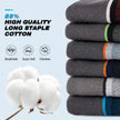 Cirorld Mens Ankle Running Socks, Athletic Cushioned Low Cut Moisture Wicking Cotton Short Sports Socks, 6 Pairs 🍁 All In One Marketplace Canada