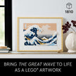 LEGO Art Hokusai – The Great Wave, 3D Japanese Wall Art, Framed Ocean Canvas Picture for Home or Office Décor, Creative DIY Activity, Arts & Crafts Kit, Hobbies for Adults, 31208 🍁 All In One Marketplace Canada