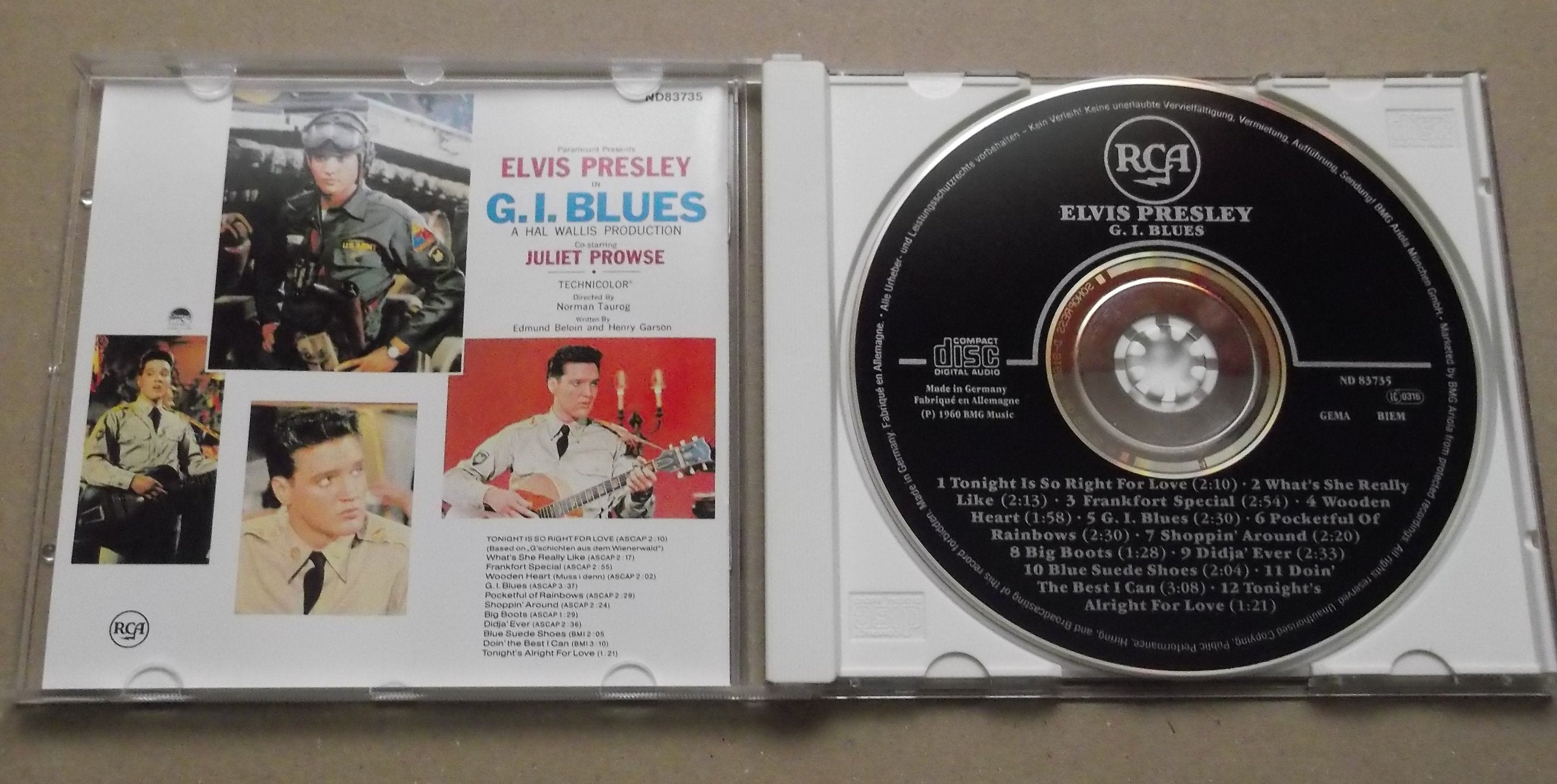 Elvis Presley / G.I. Blues - CD (Used)
