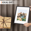 upsimples 12x16 Picture Frame, Display Pictures 8.5x11 with Mat or 12x16 Without Mat, Wall Hanging Photo Frames, Black 🍁 All In One Marketplace Canada