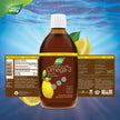Nature's Way NutraSea HP Omega 3 High EPA Fish Oil Liquid Supplement for Adults and Kids Ages 1+ – Zesty Lemon Flavour – Heart & Brain Support – 1500mg EPA, 500 mL Value Size 🍁 All In One Marketplace Canada