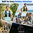 Zacro Running Vest for Men Women, Lightweight Hydration Vest with 2L Water Bladder, Adjustable No Bounce Fit, Breathable Reflective Vest for Marathon, Trail, Hiking, Cycling 🍁 All In One Marketplace Canada