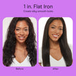Conair Double Ceramic Hair Straightener Flat Iron with 1 Inch Floating Plates 5 Heat Settings up to 410°F Professional Styling Tool for Frizz-Free Straight Hair 🍁 All In One Marketplace Canada