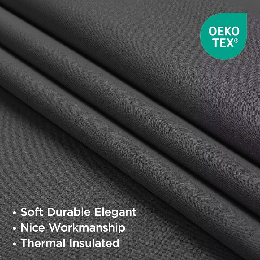 Joydeco Blackout Curtains for Bedroom 2 Panels Set (52