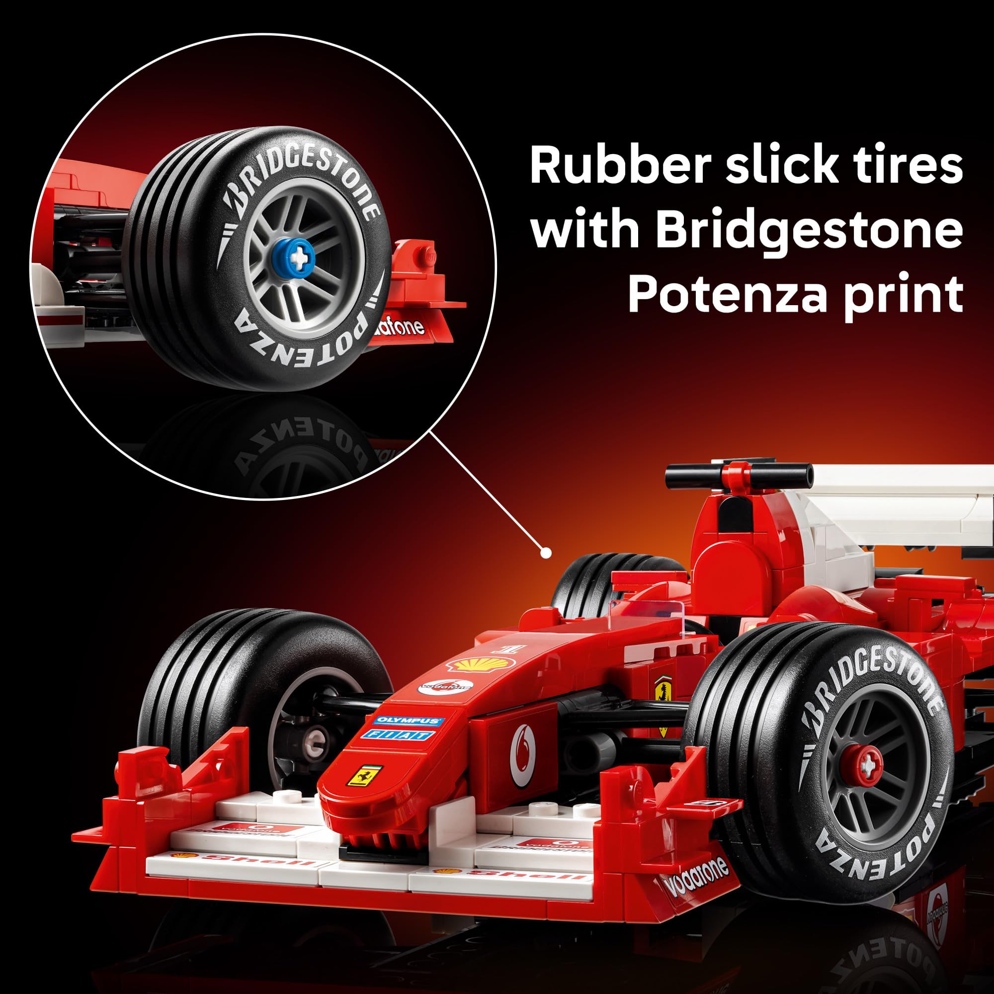 LEGO Icons Ferrari F2004 & Michael Schumacher Building Set for Adults, Ages 18+ - Ferrari F1 Bedroom, Home Office, Desk Decor - Gift Ideas for Men, Women & Fans - 11375 🍁 All In One Marketplace Canada