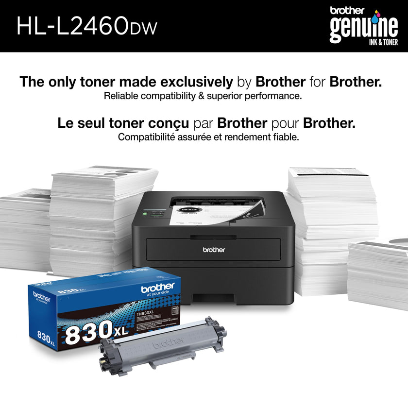 Brother HL-L2460DW Wireless Monochrome Laser Printer for Home Office –Duplex on Ink & Toner with a Refresh Subscription 🍁 All In One Marketplace Canada