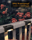 CANASUN Solar Deck Lights 16 Pack Solar Fence Light Solar Powered Outdoor Step Light IP65 Waterproof LED Pathway Light for Deck Fence Railing Garden Patio StairYard (Warm Light) 🍁 All In One Marketplace Canada