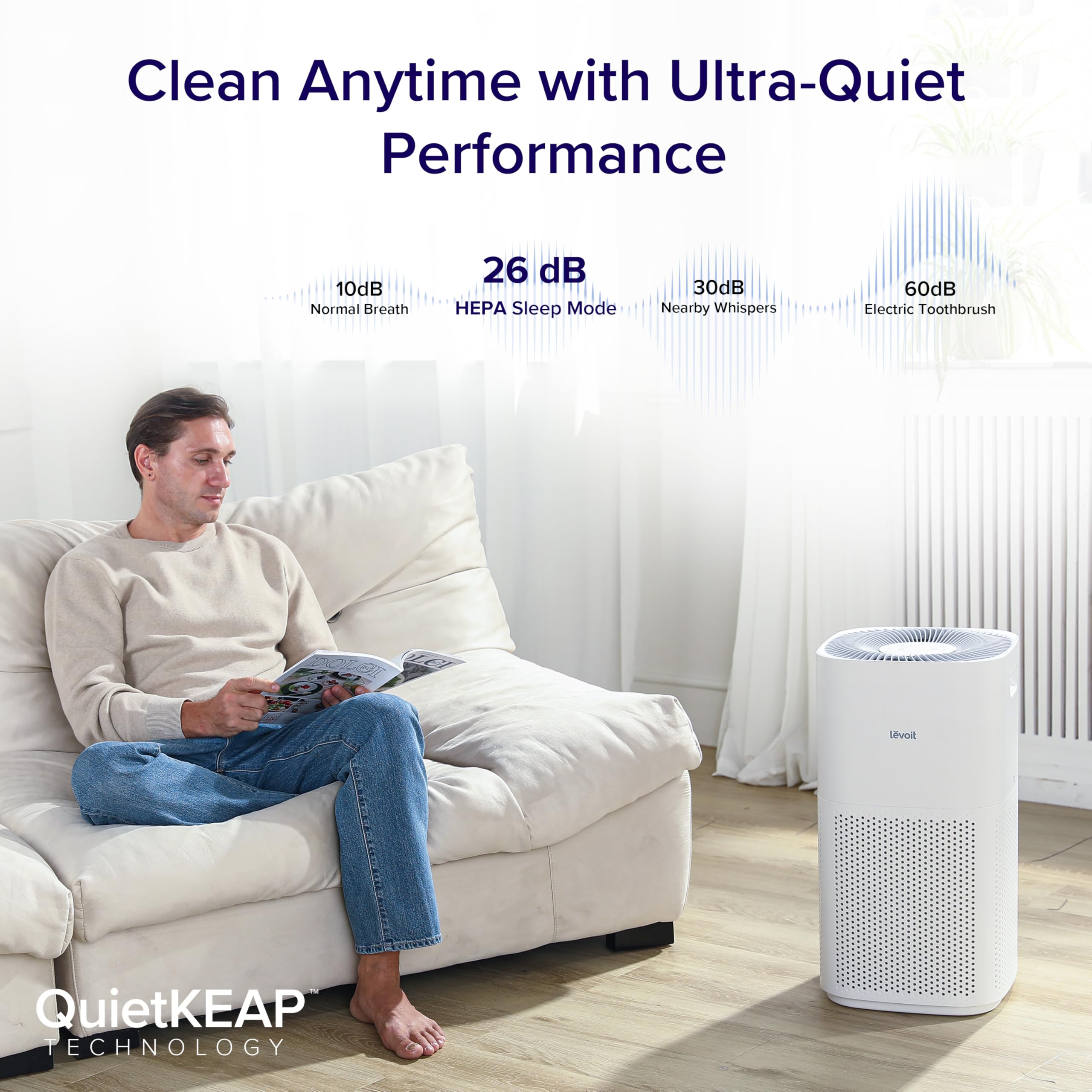 Levoit Smart Air Purifiers for Large Room Home Up to 2933 Ft², Core 600S-P 🍁 All In One Marketplace Canada