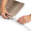 Sunbeam Premium King Size Heating Pad with Compact Storage - Moist Integrated Heating Pad for Pain Relief, 4 Heat Settings, 2 Hour Auto-Off, Beige 🍁 All In One Marketplace Canada