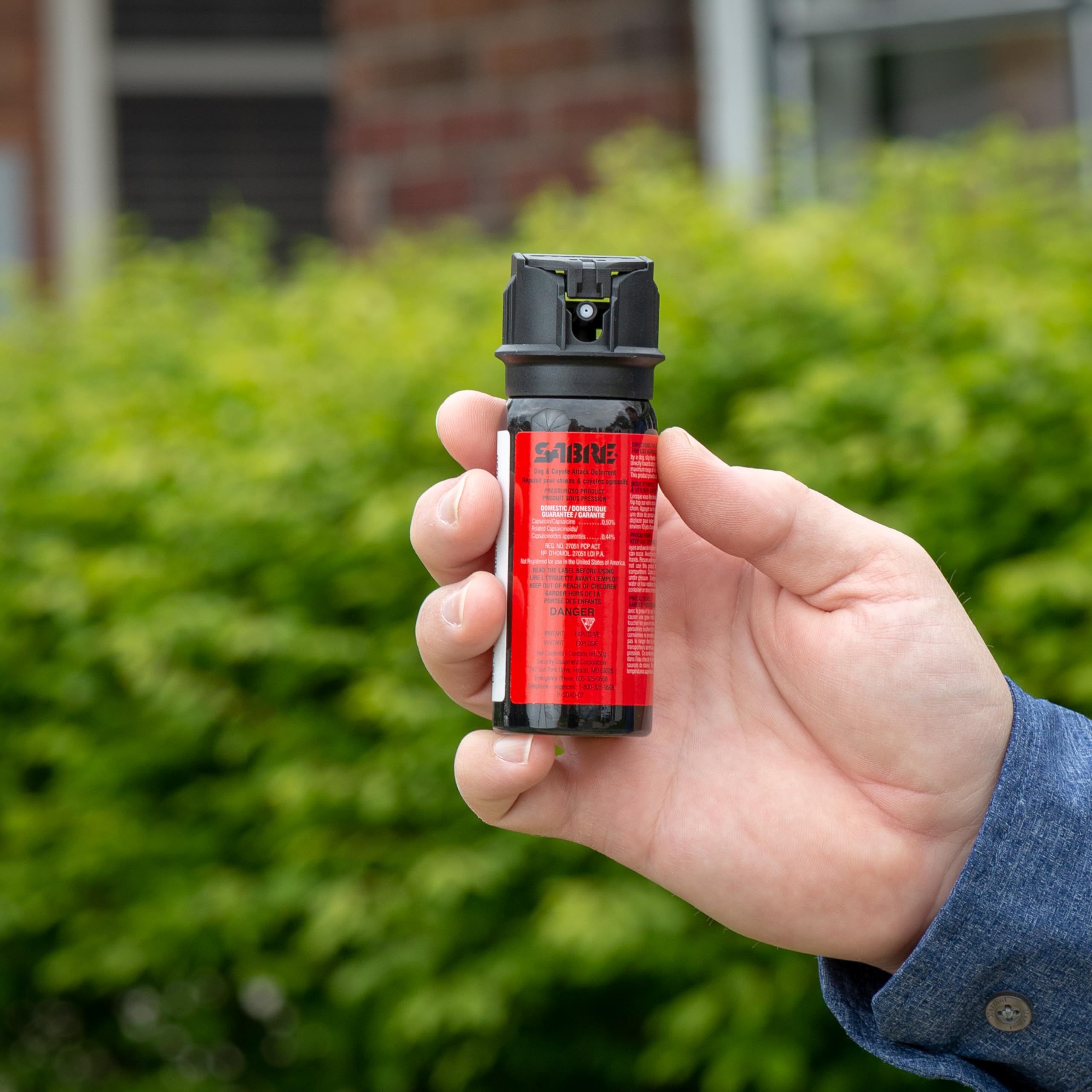 SABRE Dog & Coyote Attack Deterrent - Humane and Effective, Maximum Strength, Size Options Available ,Large Canister Flip Top 🍁 All In One Marketplace Canada