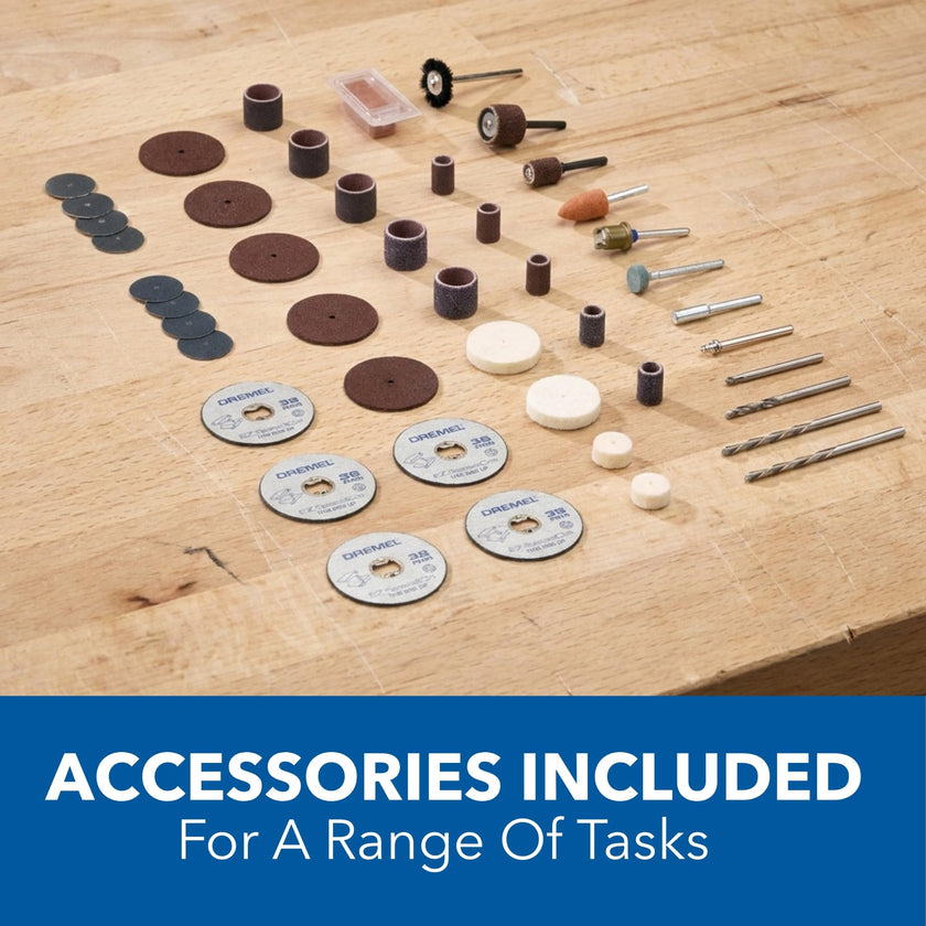 Dremel 4300-5/40 High Performance Rotary Tool Kit with LED Light- 5 Attachments & 40 Accessories- Engraver, Sander, and Polisher- Perfect for Grinding, Cutting, Wood Carving, Sanding, and Engraving 🍁 All In One Marketplace Canada
