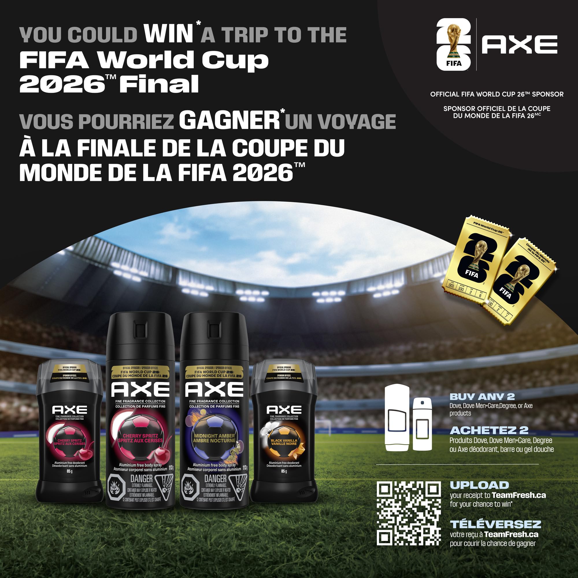 AXE Apollo Deodorant Body Spray, for long-lasting odour protection, Sage & Cedarwood, Aluminum-free Deodorant, 113g (Pack of 4) 🍁 All In One Marketplace Canada