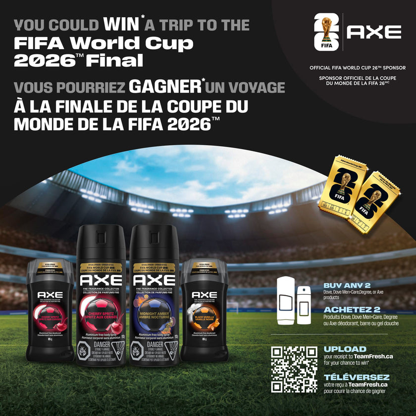 AXE Apollo Deodorant Body Spray, for long-lasting odour protection, Sage & Cedarwood, Aluminum-free Deodorant, 113g (Pack of 4) 🍁 All In One Marketplace Canada