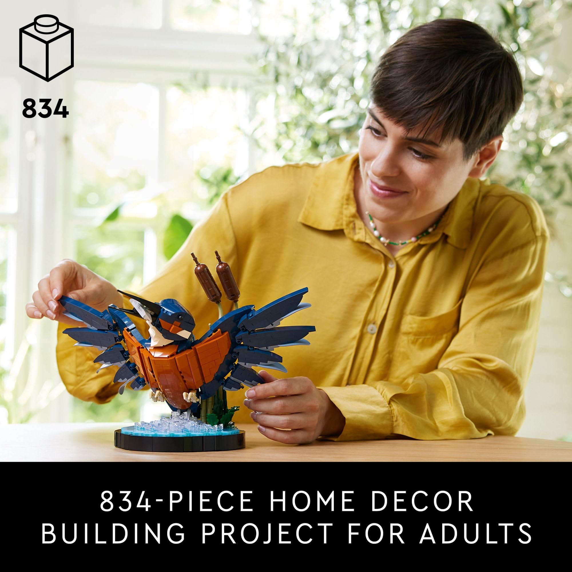 LEGO Icons Kingfisher Model Building Kit - Detailed 3D Puzzle for Adults, 18+ - Collectible, Relaxing DIY Craft for Bird Lovers - Gift for Mother's Day - 10331 🍁 All In One Marketplace Canada