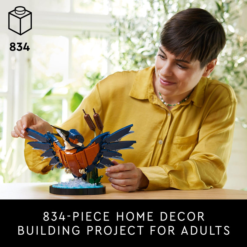 LEGO Icons Kingfisher Model Building Kit - Detailed 3D Puzzle for Adults, 18+ - Collectible, Relaxing DIY Craft for Bird Lovers - Gift for Mother's Day - 10331 🍁 All In One Marketplace Canada