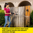 Kärcher K1800PS Max 2250 PSI Electric Pressure Washer with 3 Spray Nozzles - Great for Cleaning Cars, Siding, Driveways, Fencing and More - 1.2 GPM 🍁 All In One Marketplace Canada