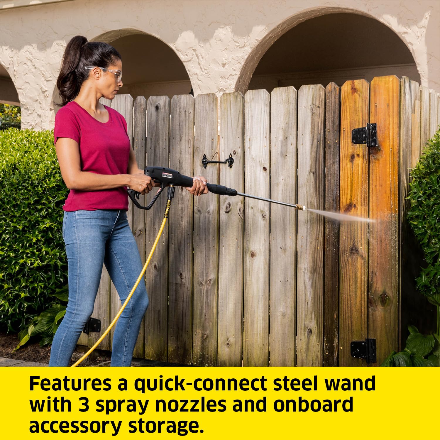 Kärcher K1800PS Max 2250 PSI Electric Pressure Washer with 3 Spray Nozzles - Great for Cleaning Cars, Siding, Driveways, Fencing and More - 1.2 GPM 🍁 All In One Marketplace Canada
