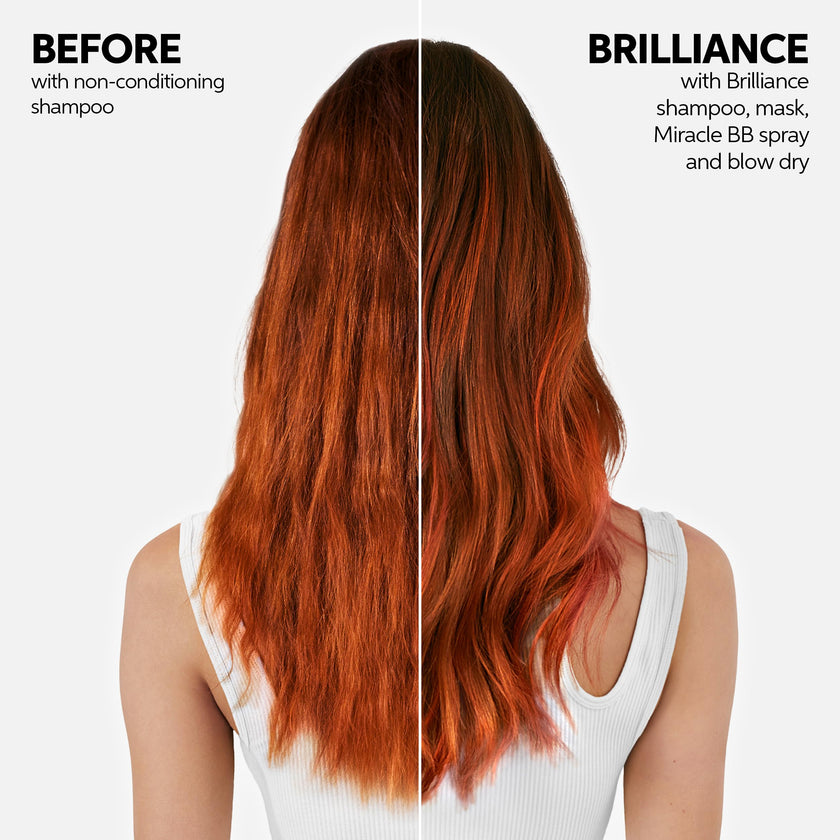 Wella Professionals Invigo Brilliance Shampoo for Fine/Normal Coloured-Treated Hair, Salon Shampoo, Hair Cleanser, Colour Safe, Daily Wash, Lime Caviar, Intense Colour Protection | 33.8 Fl Oz | 1L 🍁 All In One Marketplace Canada