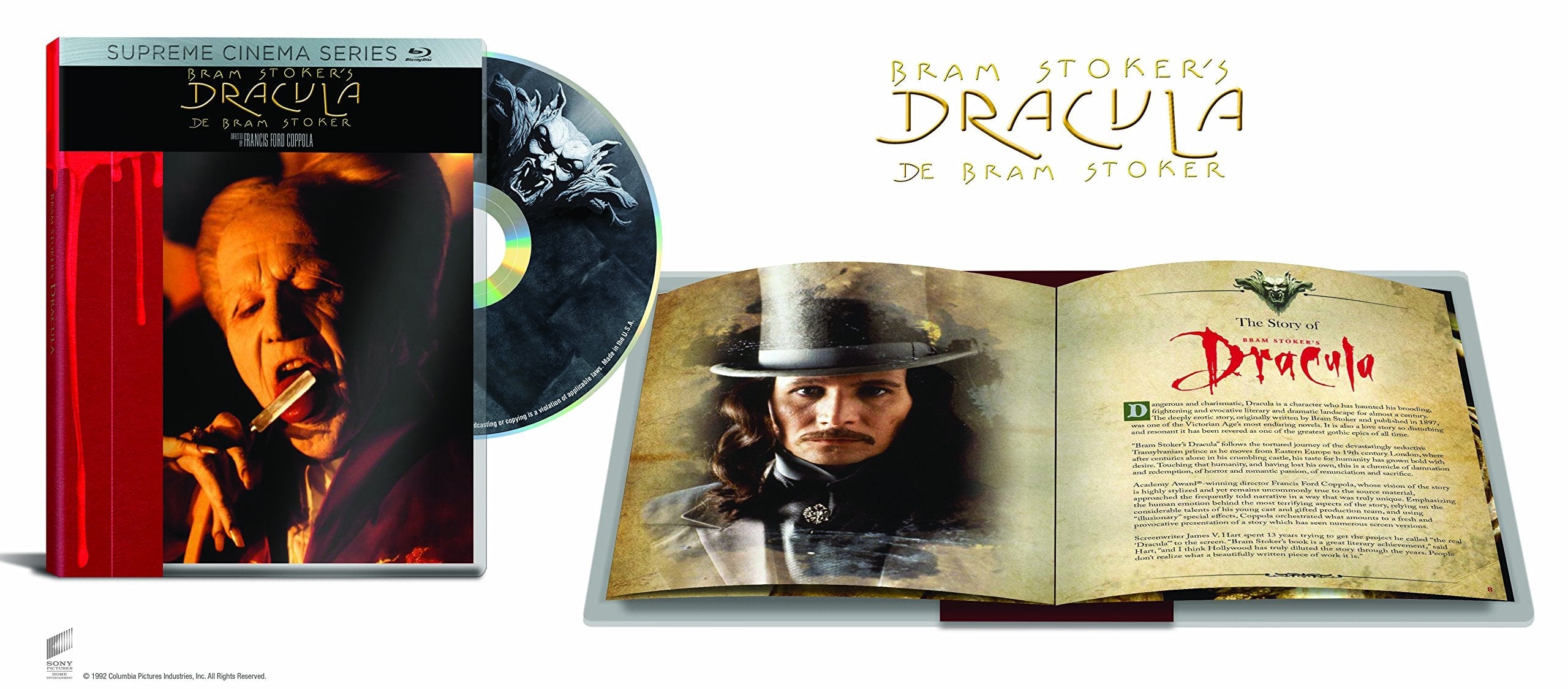 Bram Stoker's Dracula (Limited Edition) (Mastered in 4K) [Blu-ray] (Bilingual)