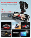 REDTIGER 4K Dash Cam Front and Rear, STARVIS 2 Sensor, Touch Screen 3.18