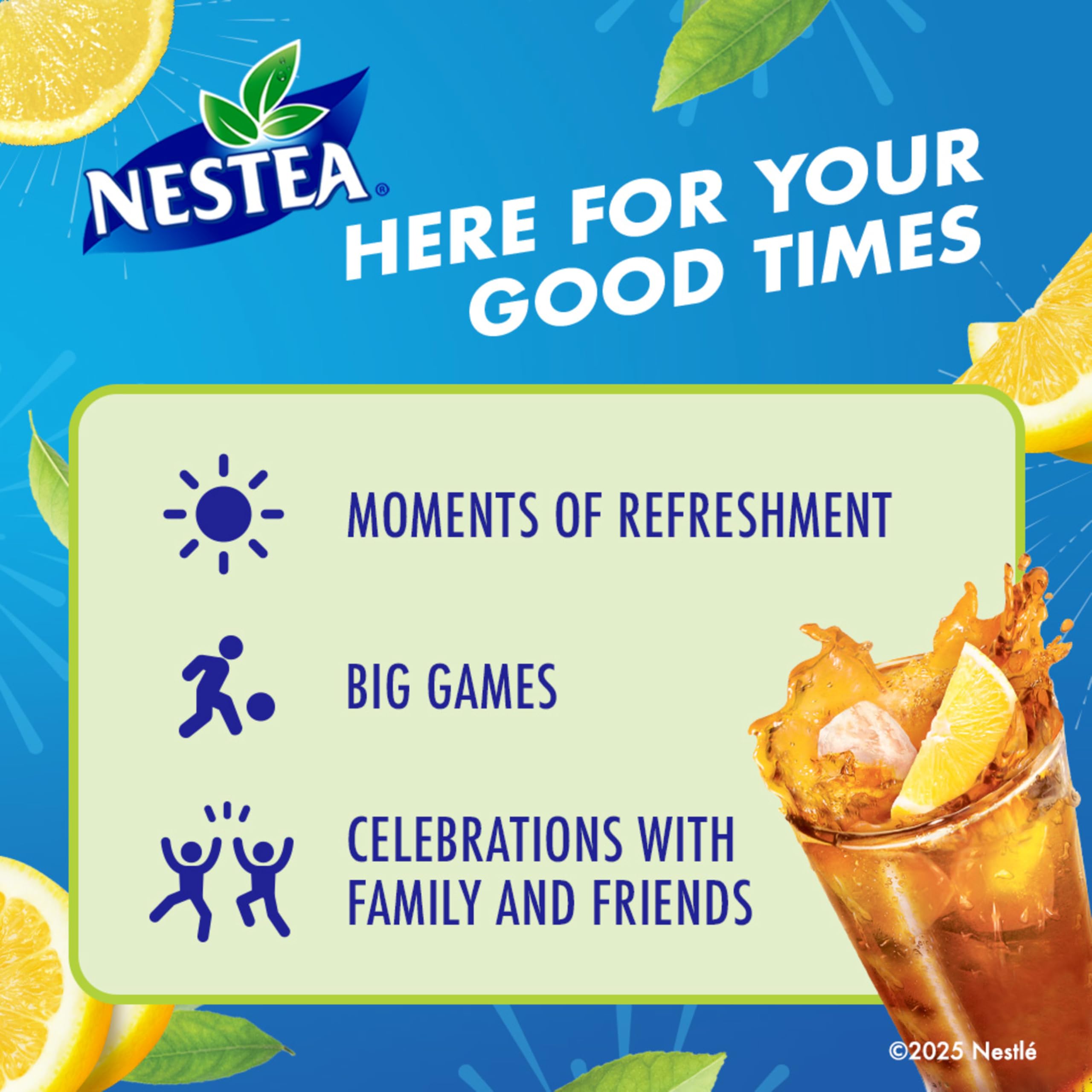 NESTEA Lemon Iced Tea Liquid Water Enhancer, 12 Bottles, 624 mL 🍁 All In One Marketplace Canada