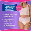 Always Discreet, Adult Diapers for Women, Maximum Incontinence and Postpartum Underwear S/M, 84 Count 🍁 All In One Marketplace Canada