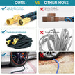 200 ft Expandable Garden Hose with 10 Spray Nozzle - Heavy Duty Superior Strength 3750D - 4 -Layer Latex Core - Expanding Water Hoses - Extra Strong Brass Connectors/Storage Bag 🍁 All In One Marketplace Canada