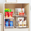 Delamu 2-Tier Multi-Purpose Bathroom Under Sink Organizers and Storage, Stackable Kitchen Pantry Organization, Pull Out Medicine Cabinet Organizer with Movable Dividers, White, 2 Pack 🍁 All In One Marketplace Canada