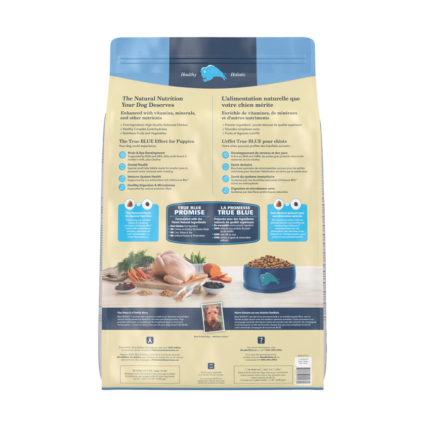 Blue Buffalo Life Protection Formula Puppy Dry Dog Food, Chicken & Brown Rice,11.7 Kg/26 lbs 🍁 All In One Marketplace Canada